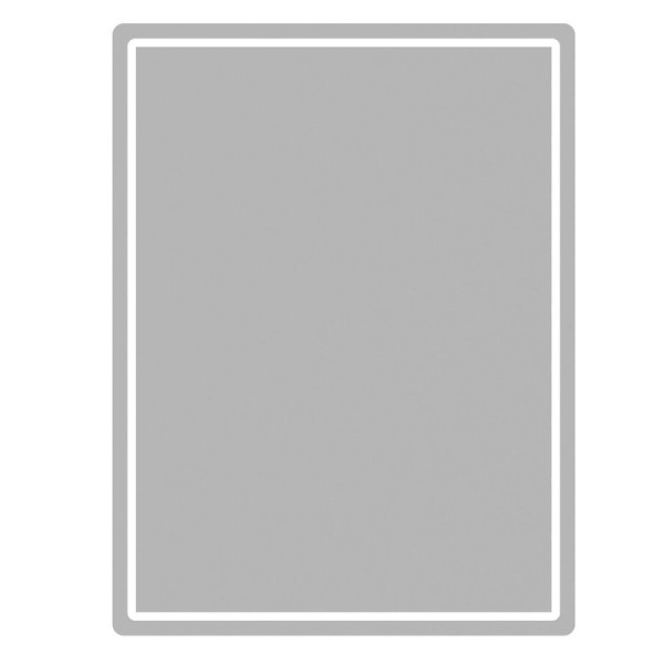 Шкаф с зеркалом в ванную MIXLINE "ВЕКТОР" 600х800 (ШВ) универсальный, бесконтактный сенсор, светодиодная подсветка