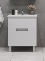 Мебель для ванной комнаты SanStar Ориана 60 напольная, раковина Sanita luxe Quadro 60