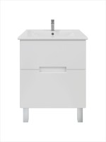 Мебель для ванной комнаты SanStar Ориана 60 напольная, раковина Sanita luxe Quadro 60