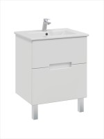 Мебель для ванной комнаты SanStar Ориана 60 напольная, раковина Sanita luxe Quadro 60