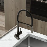 Смеситель для кухни Sancos Imola SC4010GG с гибким изливом, вороненая сталь
