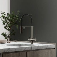 Смеситель для кухни Sancos Imola SC4010GG с гибким изливом, вороненая сталь