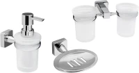 Набор Стакан Wasserkraft Lippe K-6528D + Мыльница K-6569 + Дозатор K-6599 Набор Стакан Wasserkraft Lippe K-6528D + Мыльница K-6569 + Дозатор K-6599