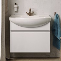 Тумба с раковиной Aqwella Rodos 75 белая