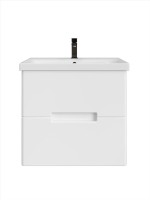 Тумба с раковиной SanStar Ориана 50 подвесная, раковина Cersanit Moduo 50