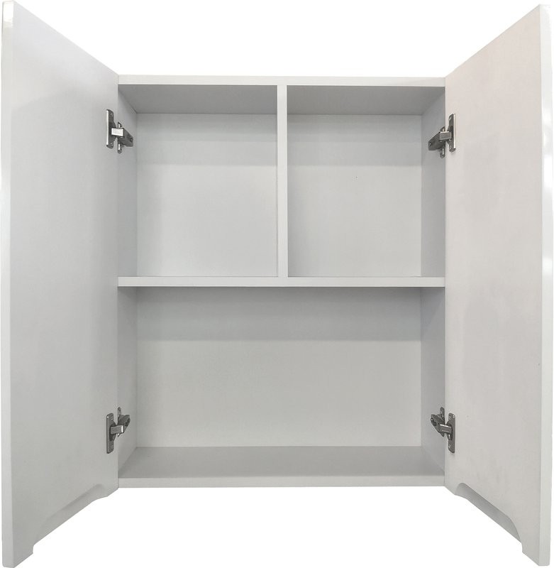 Шкаф в ванную Corozo Альтаир 60 подвесной, глянцевый белый