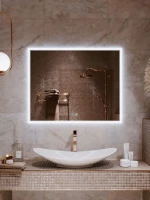 Зеркало Alavann Emma 90x80 с подсветкой, с антизапотеванием