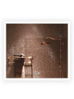 Зеркало Alavann Emma 90x80 с подсветкой, с антизапотеванием