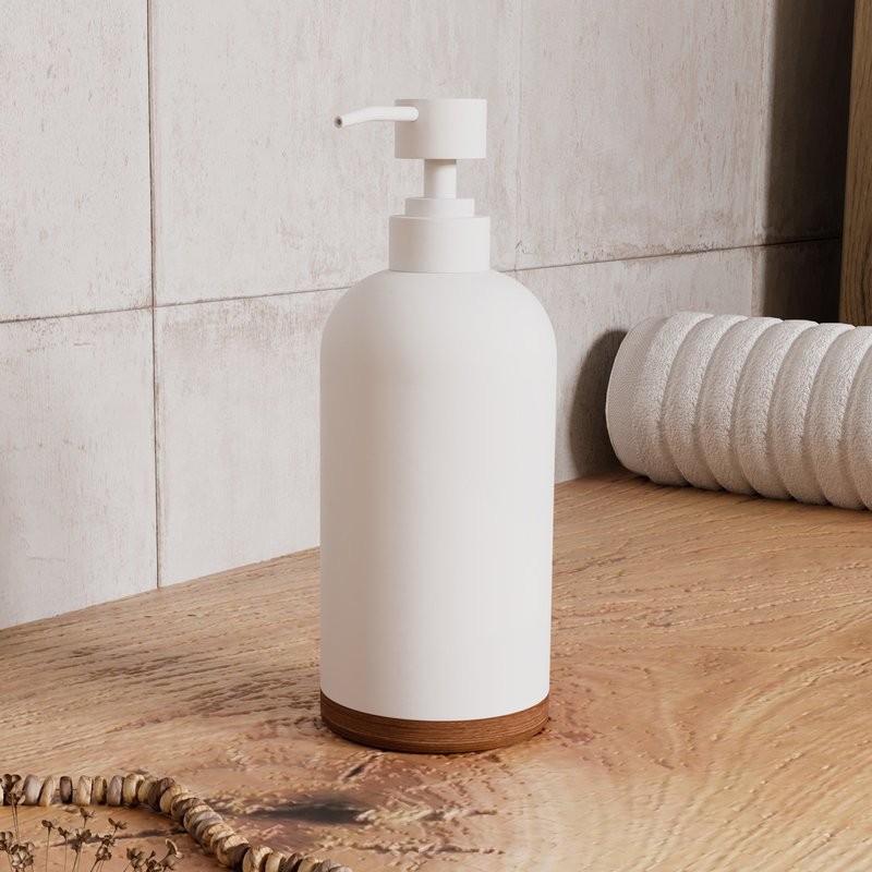 Дозатор для жидкого мыла Wasserkraft Mindel K-8899 настольный, белый