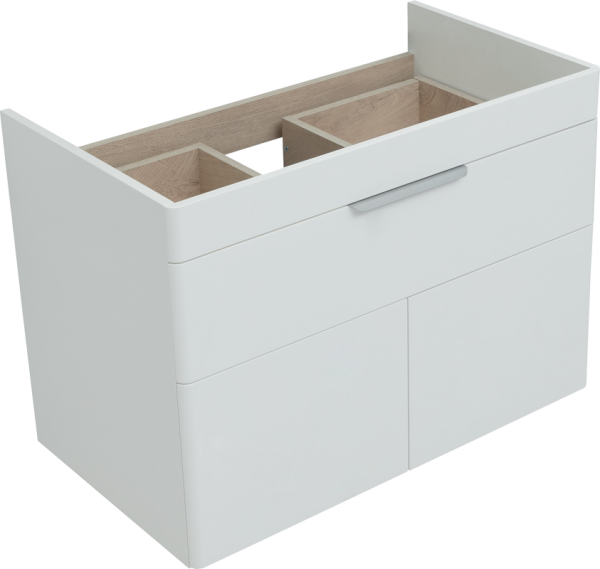 Тумба под раковину Aquanet Ирис new 80 подвесная, 1 ящик, 2 дверцы