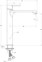 Смеситель BelBagno Aurora LMC-CRM-W0 хром