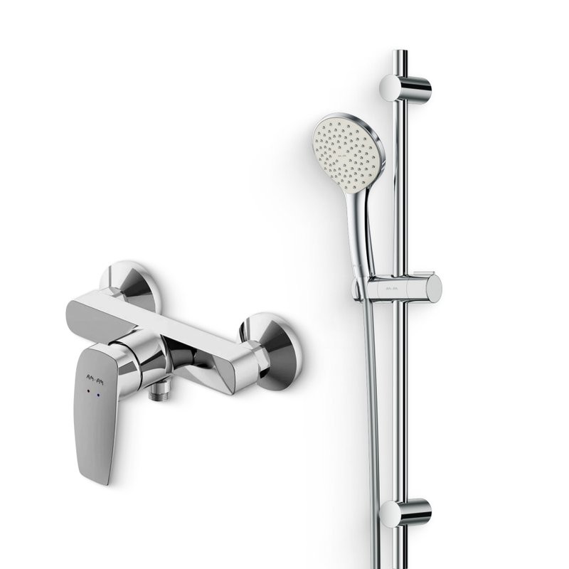 Душевой комплект Смеситель для душа AM.PM Tender + Гарнитур Gem F0190000, хром