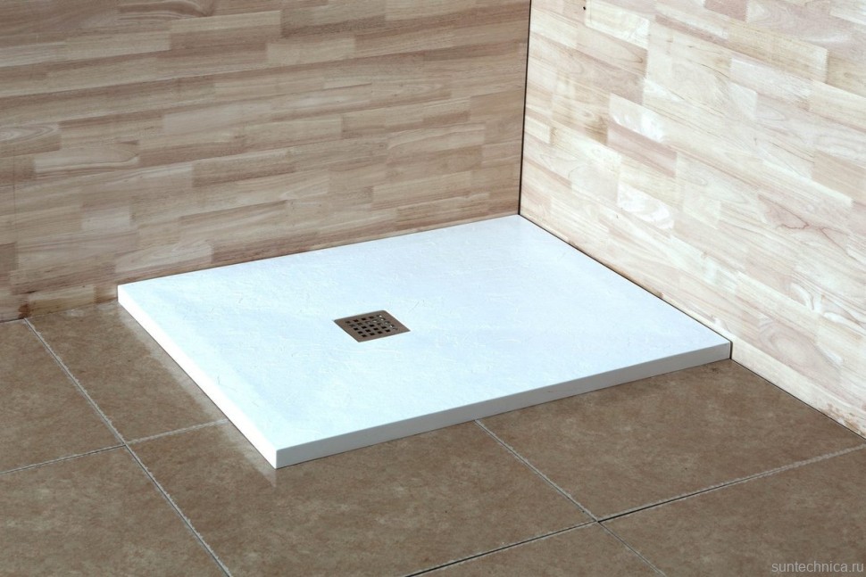 Поддон для душа RGW Stone Tray ST-0100W 100х100 с сифоном