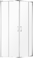 Душевой уголок AQUAme AQM3801F-8 80х80, профиль хром