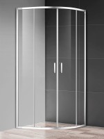 Душевой уголок AQUAme AQM3801F-8 80х80, профиль хром