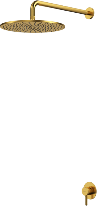 Душевой комплект WHITECROSS Y YSET01GLB С ВНУТРЕННЕЙ ЧАСТЬЮ, брашированное золото