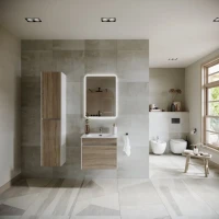 Тумба с раковиной Sancos Smart 60 см дуб бардолино