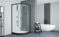 Душевой уголок Bravat Blackline 90х90х200