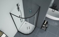 Душевой уголок Bravat Blackline 90х90х200