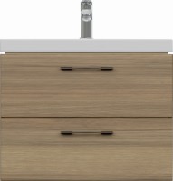 Тумба с раковиной Cersanit Lara 60, орех