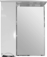 Зеркало Mixline Кассиопея 75 левое с подсветкой, белое