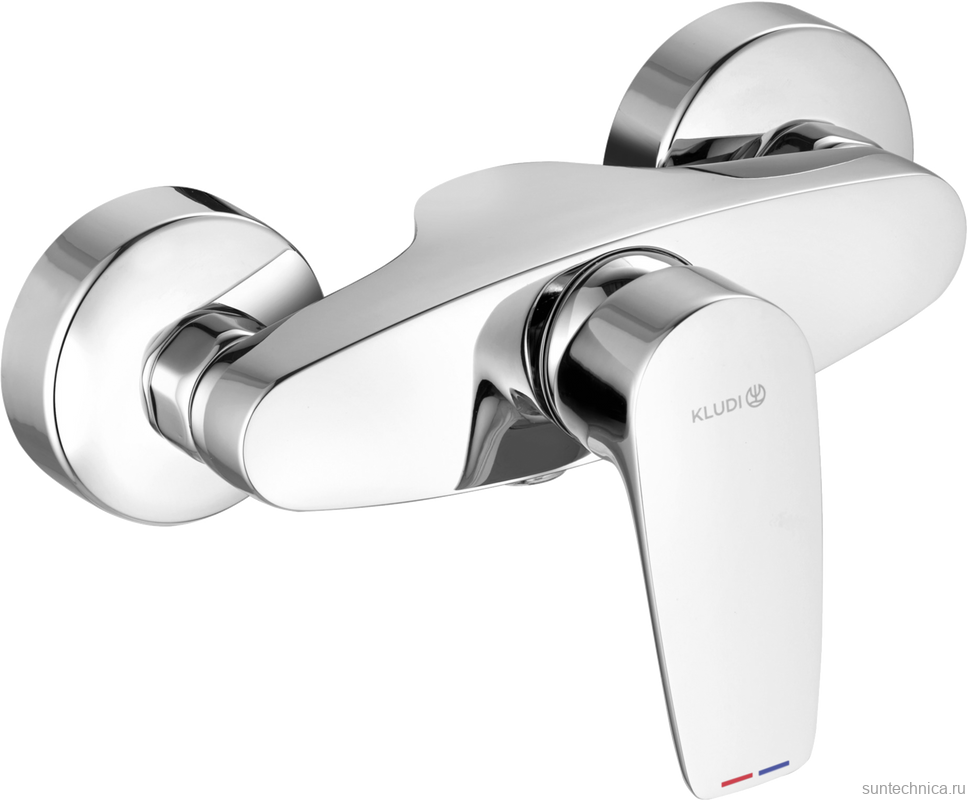 Душевой комплект Смеситель для душа Kludi Pure&Solid 348410575 + Стойка Freshline 6709005-00