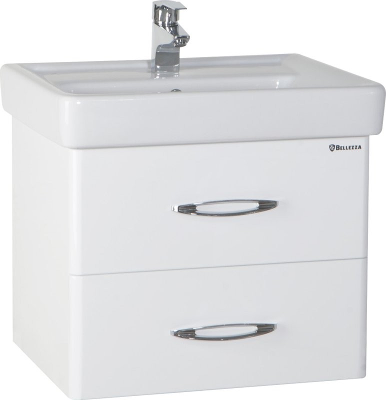Мебель для ванной комнаты Bellezza Джела 60 подвесная, 2 ящика
