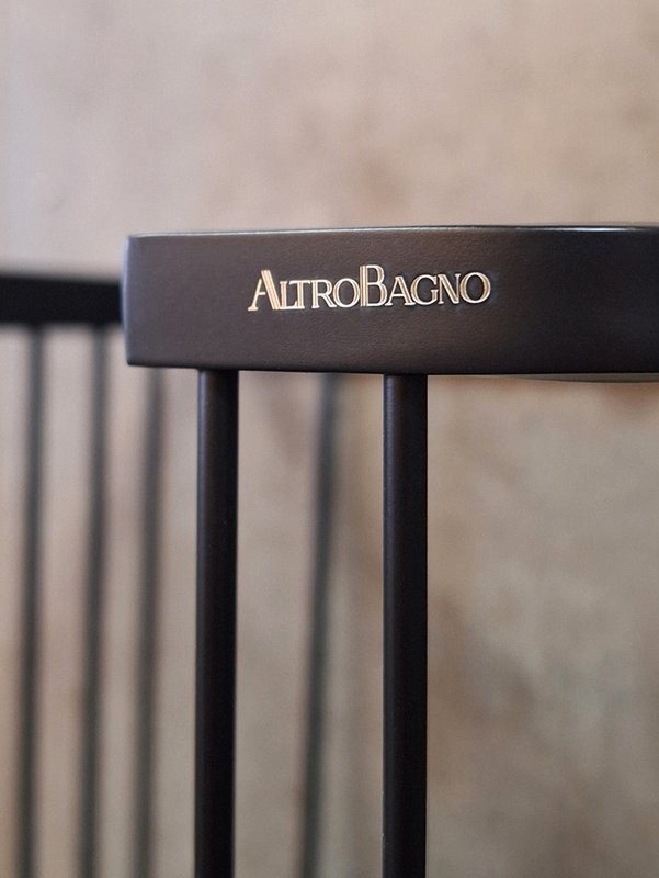 Держатель для туалетной бумаги AltroBagno Aperto 082005 MB черный матовый