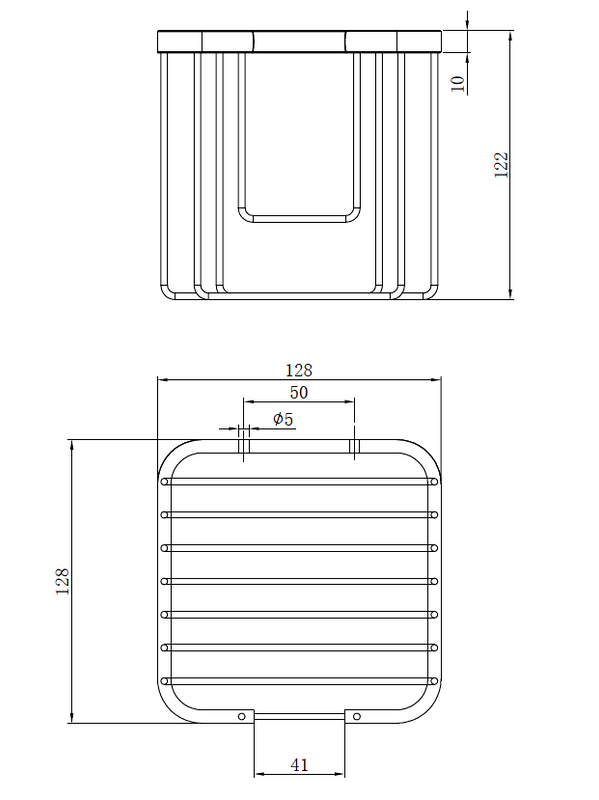 Держатель для туалетной бумаги AltroBagno Aperto 082005 MB черный матовый