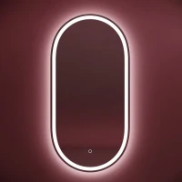 Зеркало Sancos Oval 45 OV45F с фронтальной подсветкой, набор 2 шт