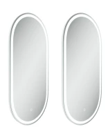 Зеркало Sancos Oval 45 OV45F с фронтальной подсветкой, набор 2 шт