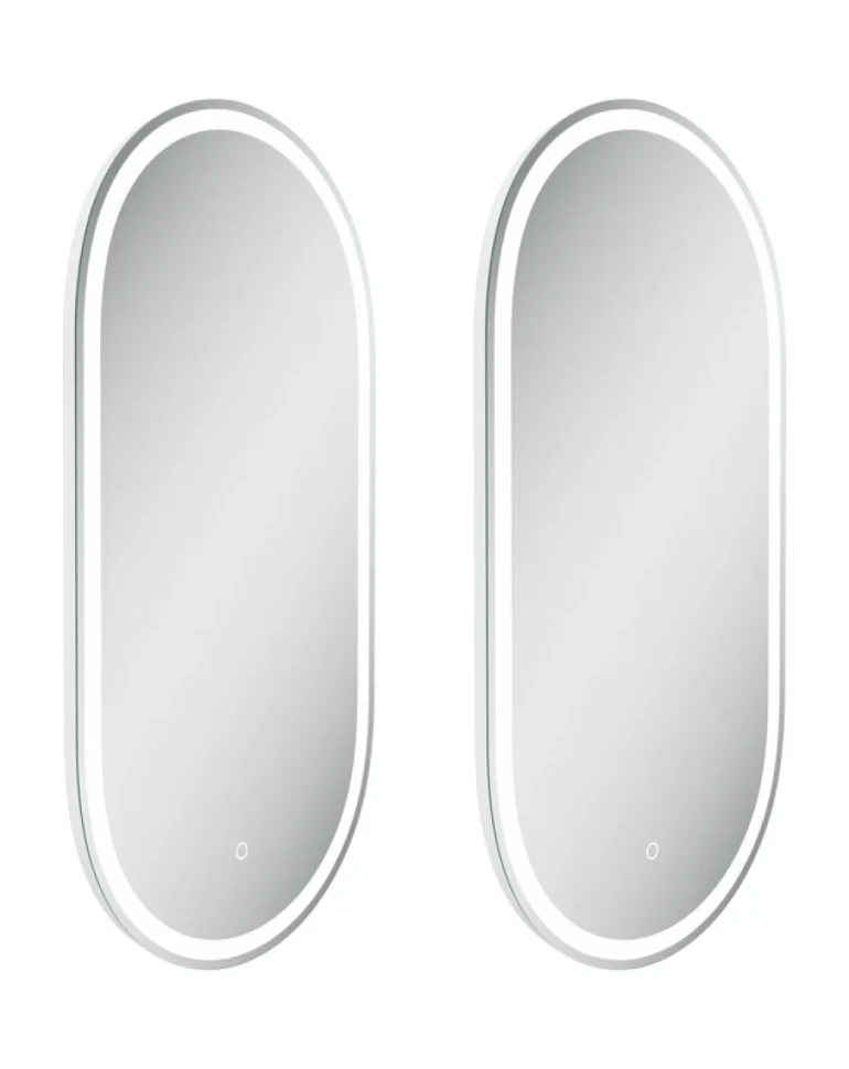 Зеркало Sancos Oval 45 OV45F с фронтальной подсветкой, набор 2 шт