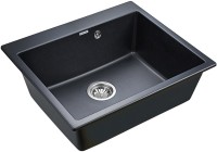 Комплект Мойка Paulmark Kante 60 PM106052-BLM черный металлик + Смеситель Grohe Minta 3291800E хром