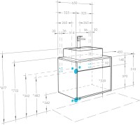Тумба под раковину AQUATON Лофт Урбан 65