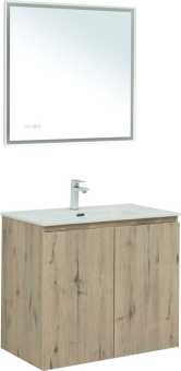 Мебель для ванной Aquanet Алвита new 80 подвесная, дуб веллингтон белый, с дверками