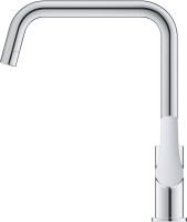 Комплект Мойка Blanco Subline 340/160-U белая, левая + Смеситель Grohe Eurosmart