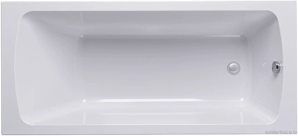 Акриловая ванна Alex Baitler Onega без опоры 150x60 см, встраиваемая, белая