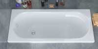 Акриловая ванна Triton Ультра 170x70 см, встраиваемая, белая, на ножках