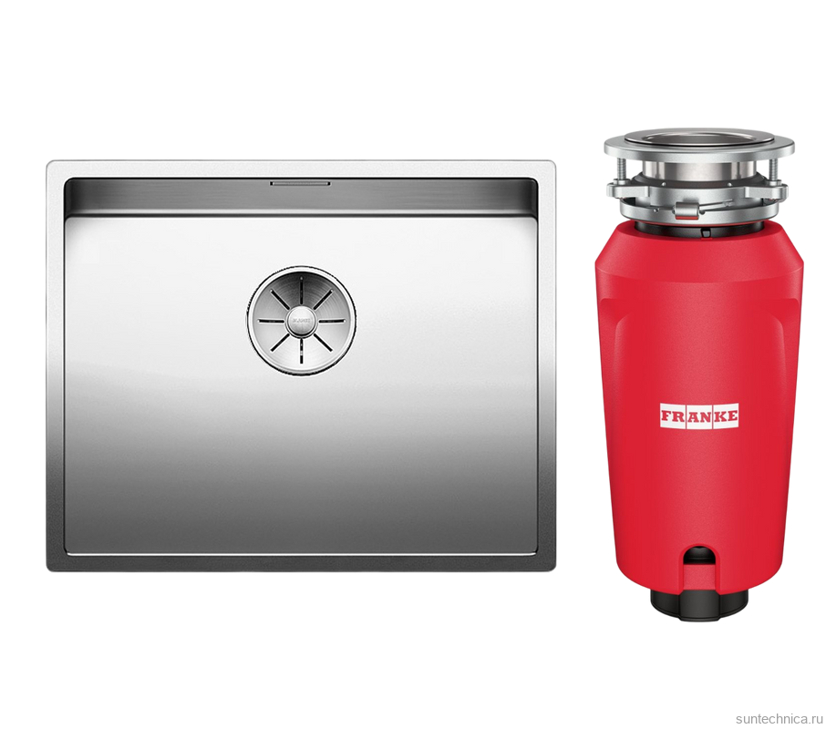 Комплект Мойка Blanco Claron 450-U + Измельчитель Franke