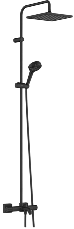 Душевая стойка Hansgrohe Vernis Shape Showerpipe 240 26900670 черный матовый