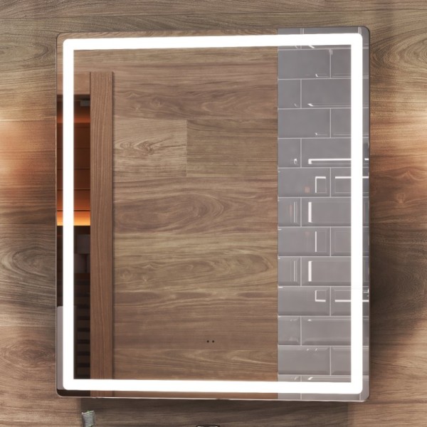 Зеркало Vigo Geometry Comfort 60 с подсветкой, с антизапотевателем