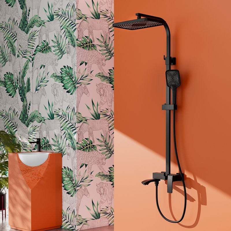 Душевая стойка Raglo R01.24.06 черный