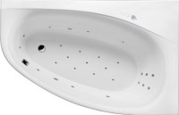 Акриловая ванна Excellent Kameleon WAEX.KMP17.ULTRA P 170x110 см, угловая, правая, пристенная, с гидромассажем, белая, асимметричная, с каркасом, со сливом-переливом