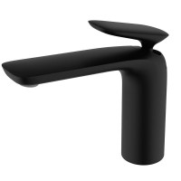 Смеситель для раковины матовый черный, AQUAme Como AQM6510MB Смеситель для раковины матовый черный, AQUAme Como AQM6510MB