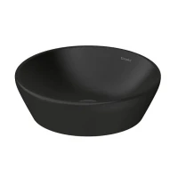 Накладная раковина Duravit D-Neo 40 матовый антрацит, круглая