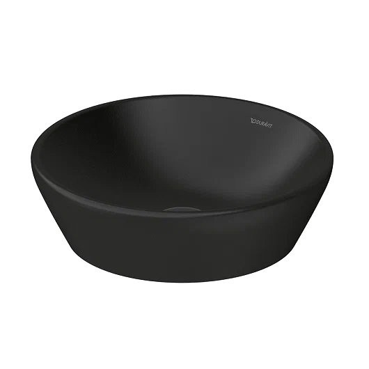 Накладная раковина Duravit D-Neo 40 матовый антрацит, круглая
