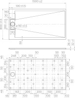 Поддон для душа RGW TUS W 150x80 Поддон для душа RGW TUS W 150x80