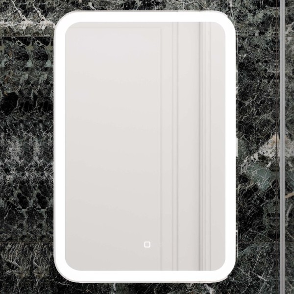 Зеркало-шкаф Laparet Accord 60х80 с подсветкой, диммером, с функцией антизапотевания, с розеткой