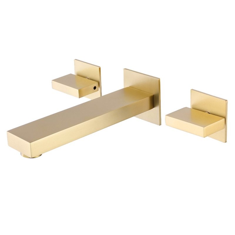 Смеситель для раковины Abber Daheim AF82122G С ВНУТРЕННЕЙ ЧАСТЬЮ, матовое золото