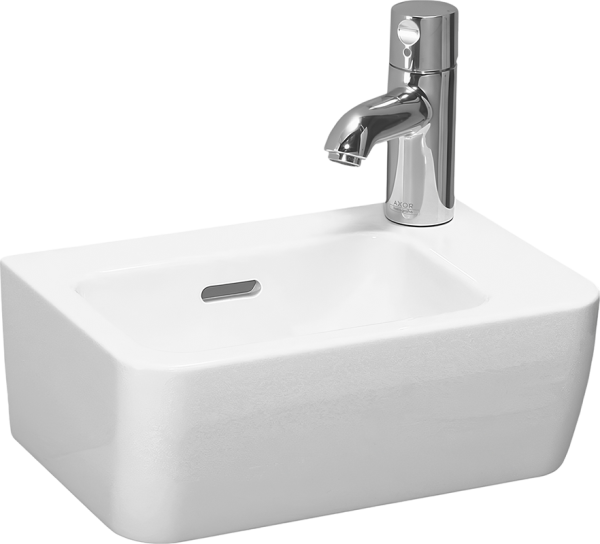 Раковина маленькая в туалет Laufen Pro A 8.1695.5.000.106.1 36 белая, прямоугольная